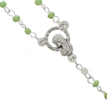 Rosary Case with Green Rosary