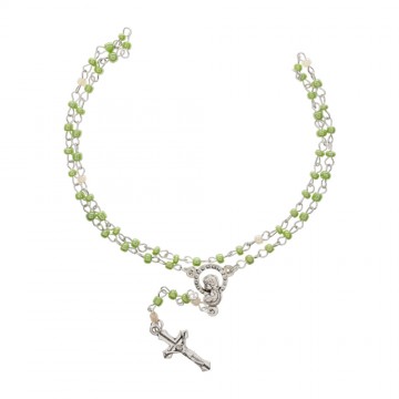 Rosary Case with Green Rosary