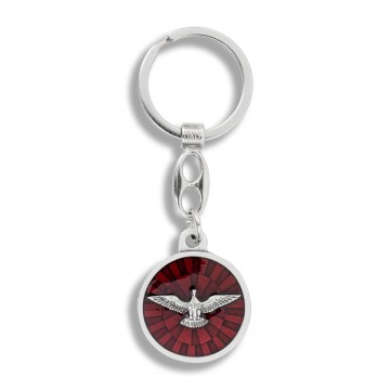Red Keychain Holy Spirit Dove