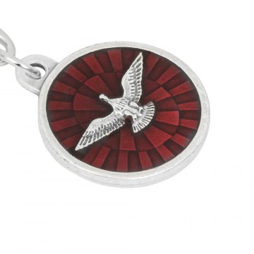 Red Keychain Holy Spirit Dove