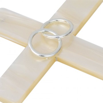 Mother of Pearl Cross with...