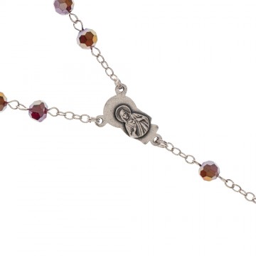 Rosary in Garnet Crystal...