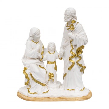 Holy Family Statue in White...