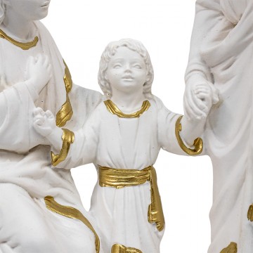 Holy Family Statue in White...