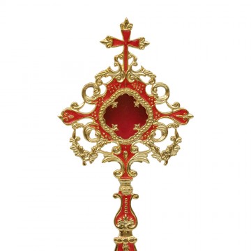 Reliquary in Golden Brass...