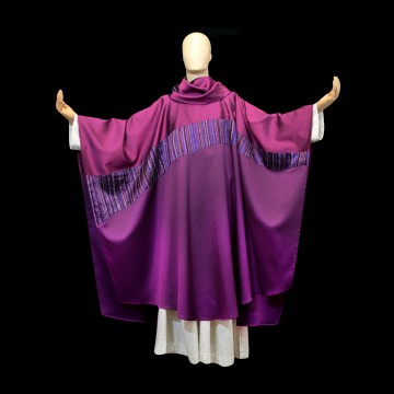 Purple Chasuble in Cotton...