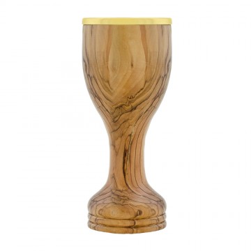 Chalice in Olive Wood with...