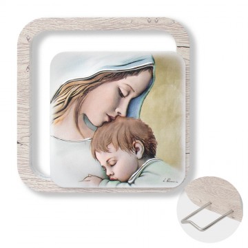 Picture in Wood Madonna and...