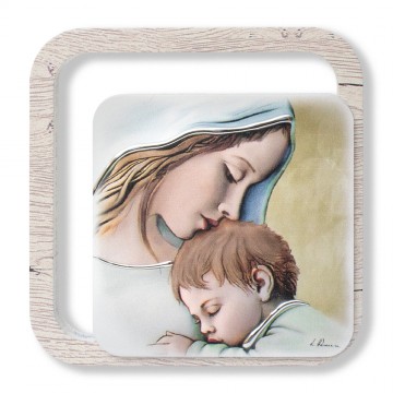 Picture in Wood Madonna and...