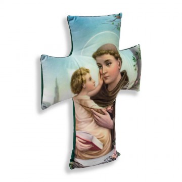 Cross-shaped Pillow Saint...