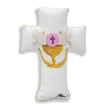 Cross-shaped Pillow First...