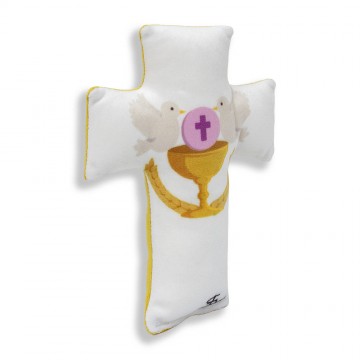 Cross-shaped Pillow First...