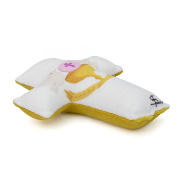 Cross-shaped Pillow First...