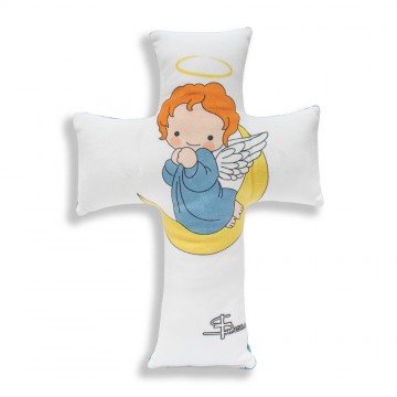 Cross-shaped Pillow Angel...