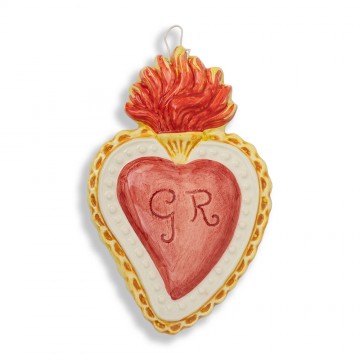 Ex Voto Heart in Colorful...