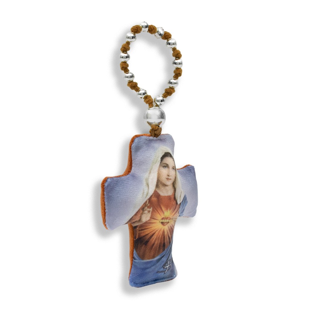 Single decade and cross Sacred Heart of Mary Stringila collection | Myriam