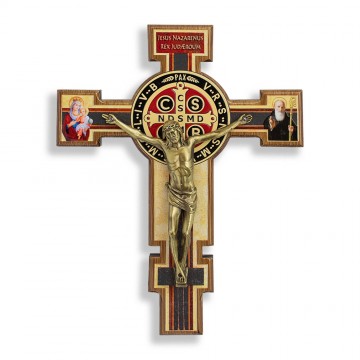 Wooden Cross Saint Benedict