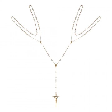 Wedding Rosary in Crystal