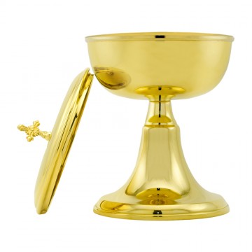 Ciborium in Silver 800 Gold...