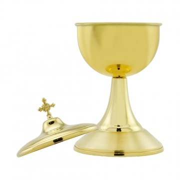 Ciborium in Silver 800 Gold...