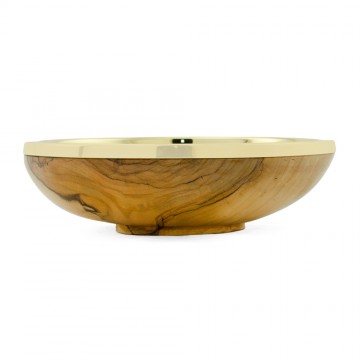 Paten in Wood and Silver 800