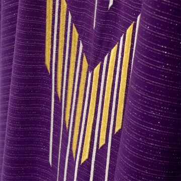 Purple Chasuble in Pure Wool