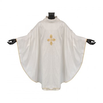Ivory Chasuble in Pure Silk