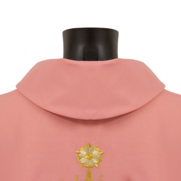 Pink Chasuble in Pure Wool