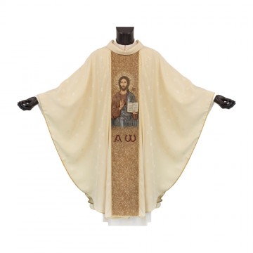 Ivory Chasuble in Viscose...
