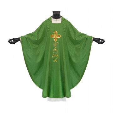 Green Chasuble in Polyester...