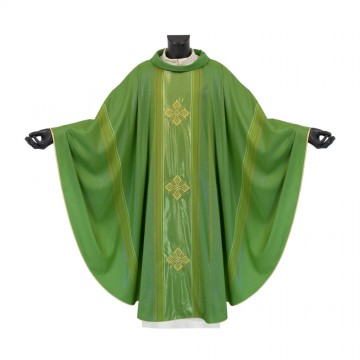 Striped Green Chasuble with...