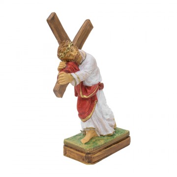 Statue of Jesus with Cross...