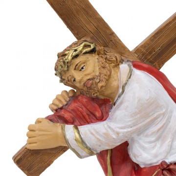 Statue of Jesus with Cross...