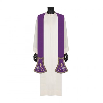 Purple Roman Chasuble with...