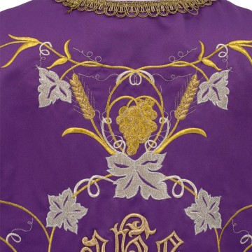 Purple Roman Chasuble with...