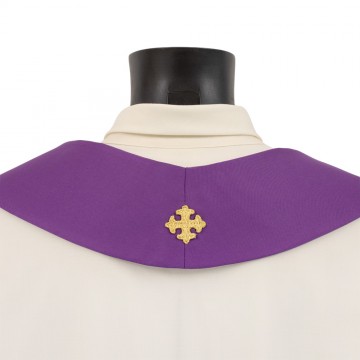 Purple Roman Chasuble with...