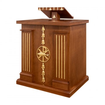 Ambo in Wood and Gold Leaf