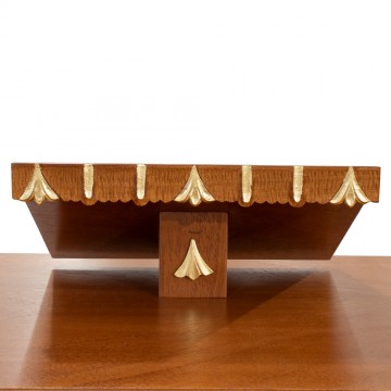 Ambo in Wood and Gold Leaf