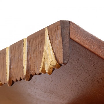 Ambo in Wood and Gold Leaf