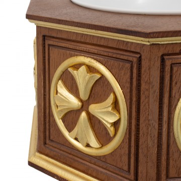 Baptistery in Wood and Gold...