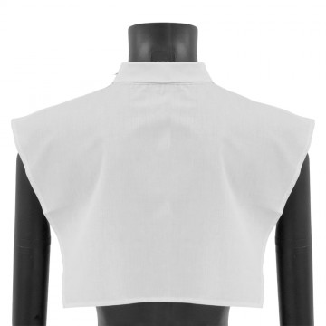 White Amice in Cotton Blend...