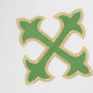 White Chalice Pall with...