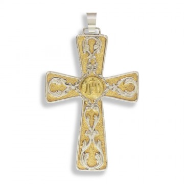 Two-tone Pectoral Cross...