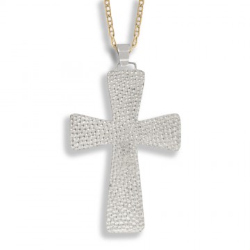 Two-tone Pectoral Cross...