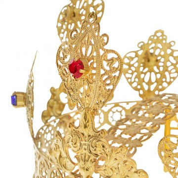 Ducal Crown with Rhinestones