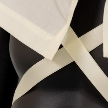 Ivory Amice in Polyester...