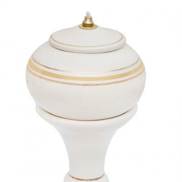 Ceramic Lamp with Pedestal