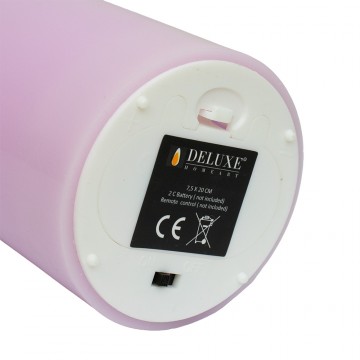 Lavender Candle with LED Flame