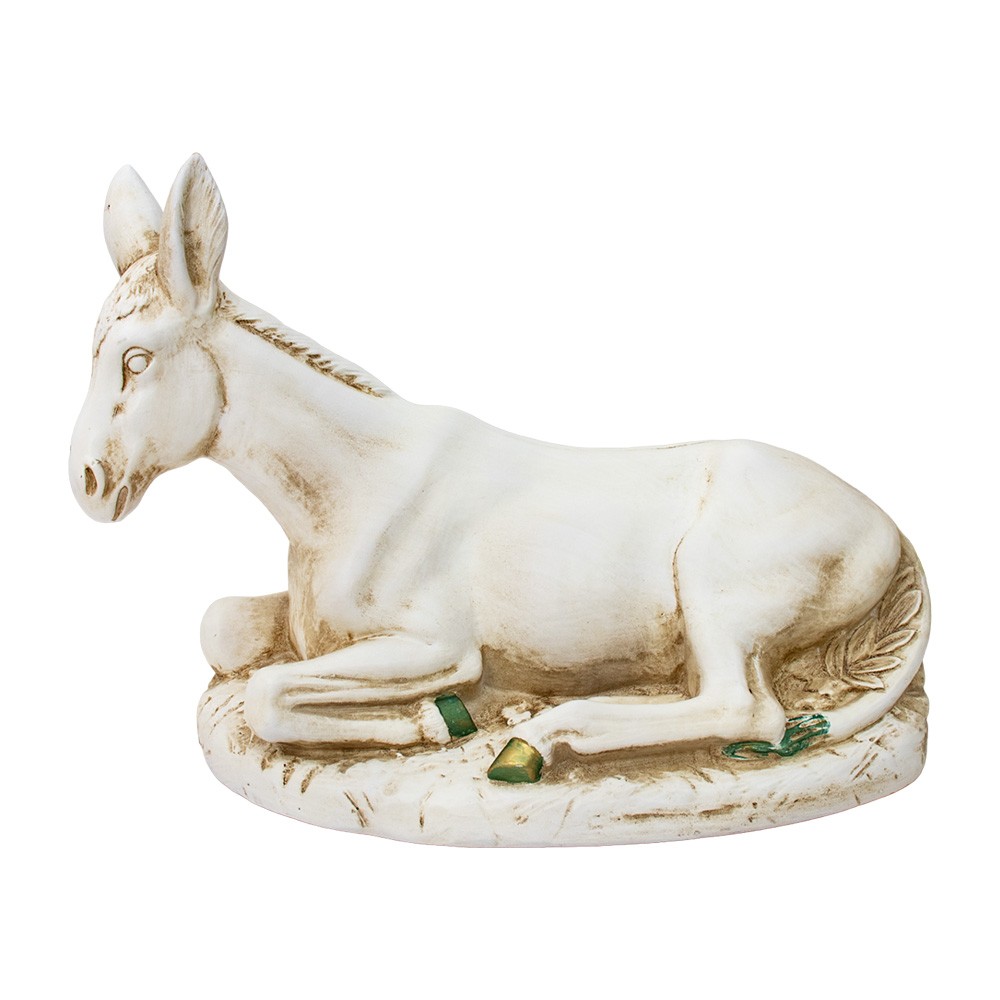 Sitting donkey for Euromarchi nativity scene 52 cm Myriam