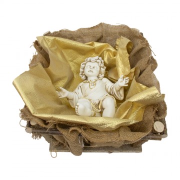 Statue of Baby Jesus in his...